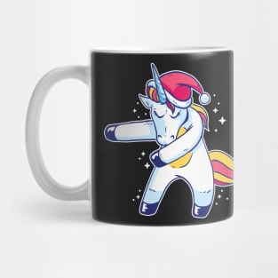 Christmas Unicorn Dab Mug